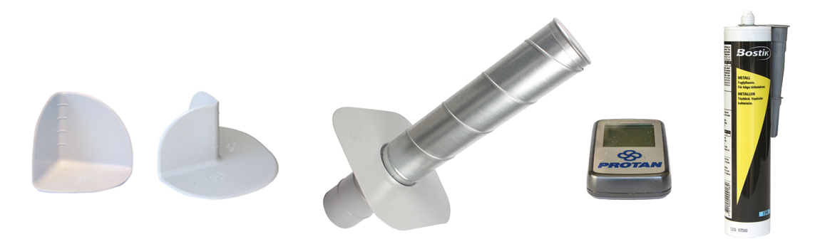 Vorgefertigtes Protan-Zubehör für eine vor Radon geschützte Umgebung