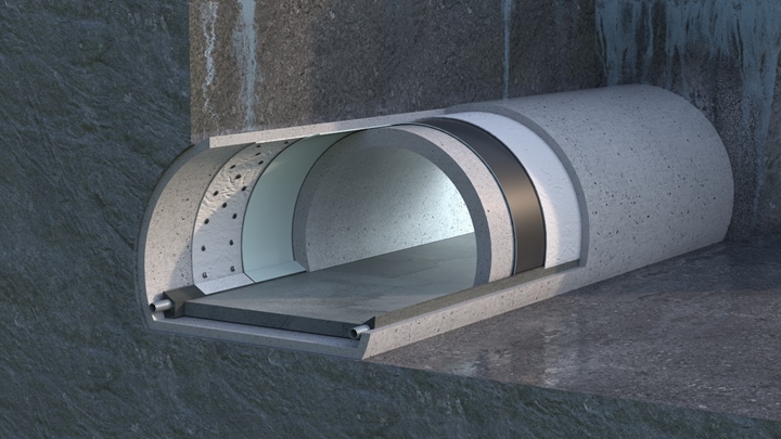 Protan Infraplan - Wassersicherungssystem Tunnels und unterirdische Konstruktionen