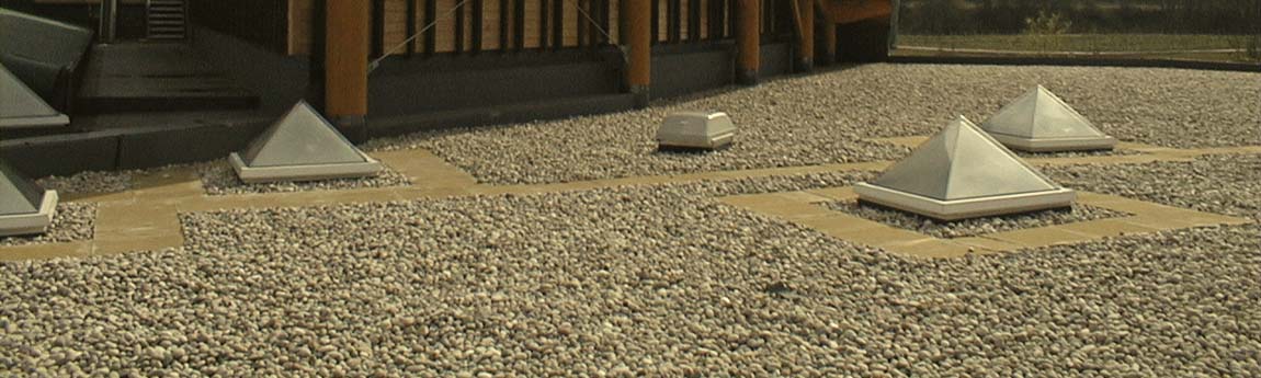 Ballastierte Dächer